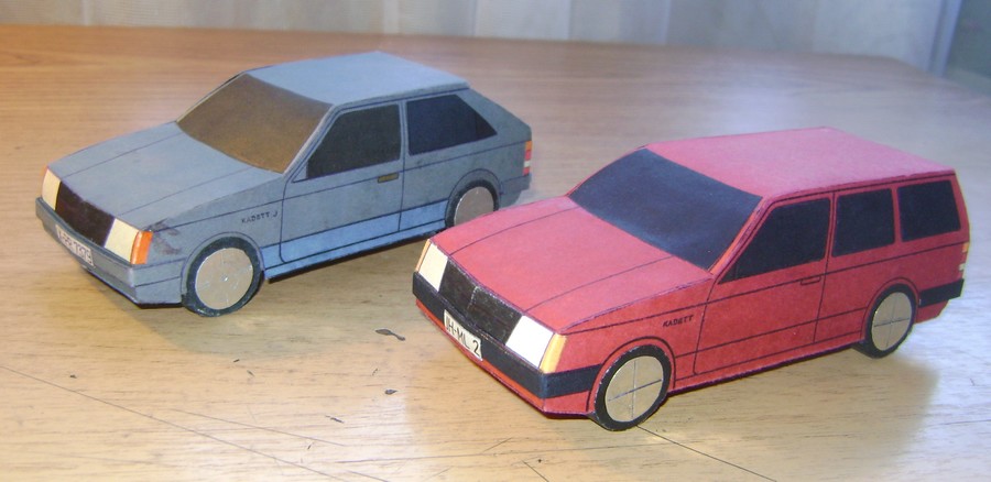  '1981 Opel Kadett D 3dr; '1981 Opel Kadett D Caravan 3dr 
